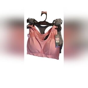 XOXO Miss's Pink and Gray Very Comfortable Sports Bra Set 38 A, B Pre-Teen